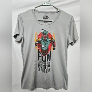 STAR WARS RunDisney Small Grey Polyester Running shirt